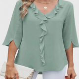 Annemiek Blusa Casual con Taglio Largo e Stile Sofisticato