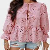 Top Bohemien in Pizzo Kayden con Taglio Fluido