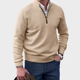Malik | Maglione Elegante con Zip per Uomo
