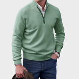 Malik | Maglione Elegante con Zip per Uomo