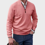 Malik | Maglione Elegante con Zip per Uomo