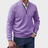 Malik | Maglione Elegante con Zip per Uomo
