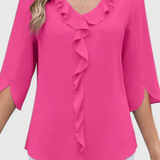 Annemiek Blusa Casual con Taglio Largo e Stile Sofisticato