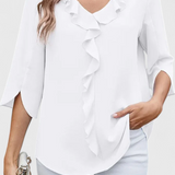 Annemiek Blusa Casual con Taglio Largo e Stile Sofisticato
