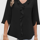 Annemiek Blusa Casual con Taglio Largo e Stile Sofisticato
