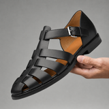 Sandalo Artigianale in Pelle Intrecciata Giorgio