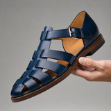 Sandalo Artigianale in Pelle Intrecciata Giorgio