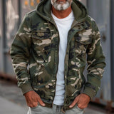 Giacca Cargo Camouflage Elegante Fabian