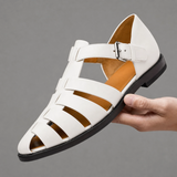 Sandalo Artigianale in Pelle Intrecciata Giorgio