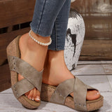 Oakley – Sandali Boho Wedge Comodi